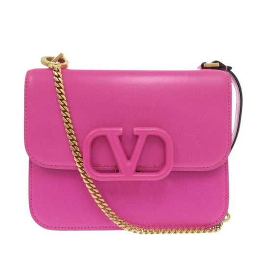 Valentino Garavani Pink Leather Vsling
