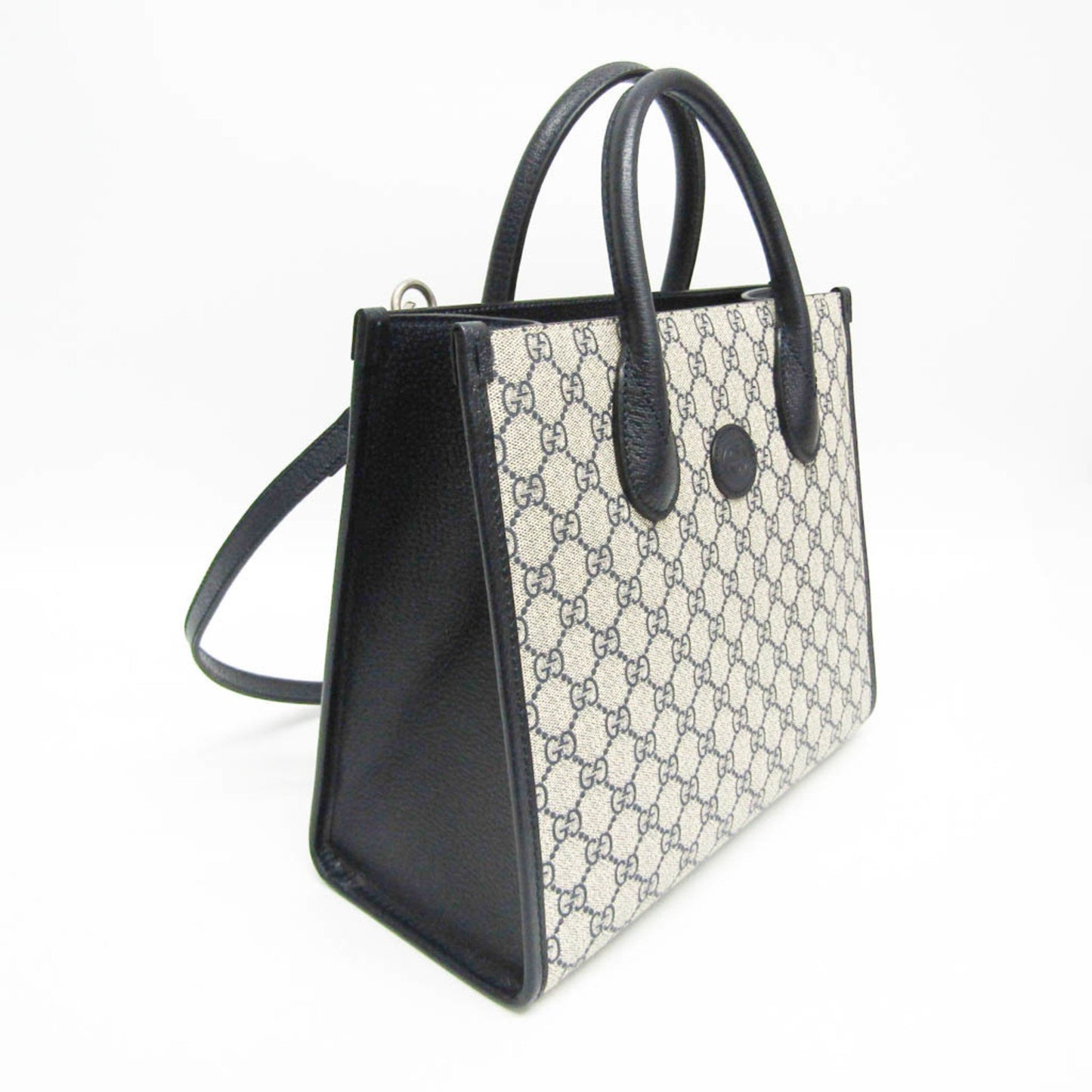Gucci Brown Canvas Handbag