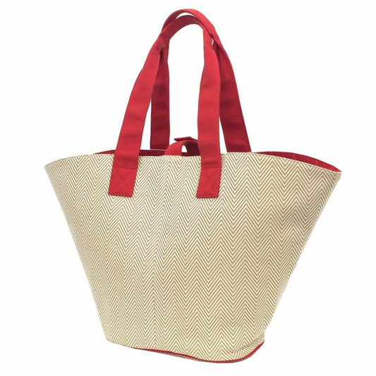Hermès Brown Cotton Panier De Plage