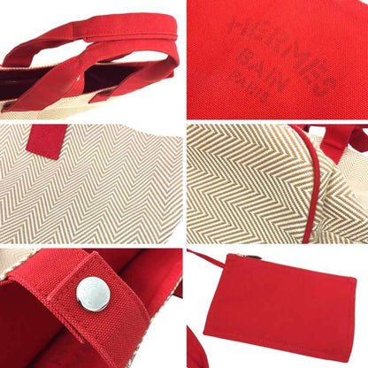 Hermès Brown Cotton Panier De Plage