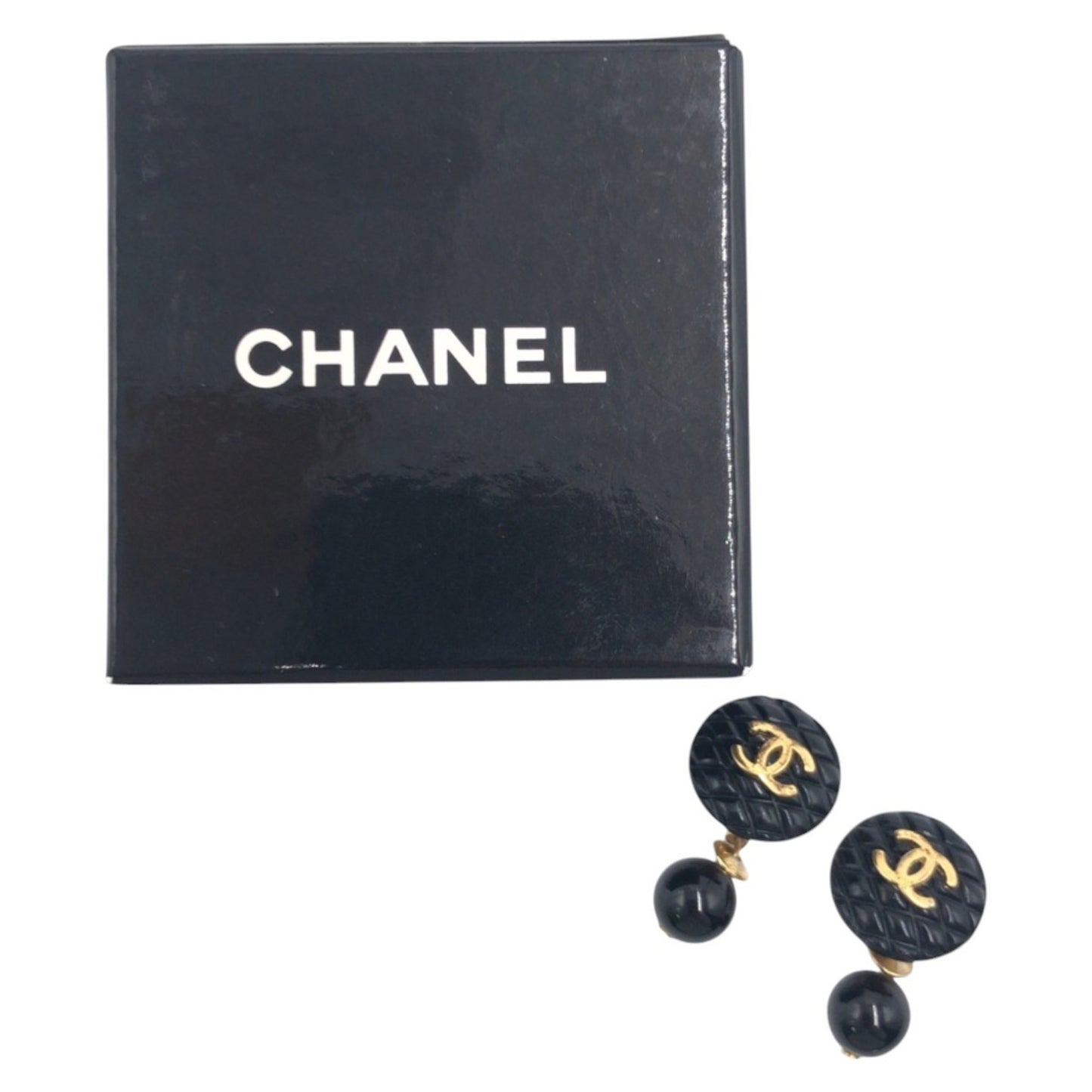 Chanel Black Plastic Coco Mark