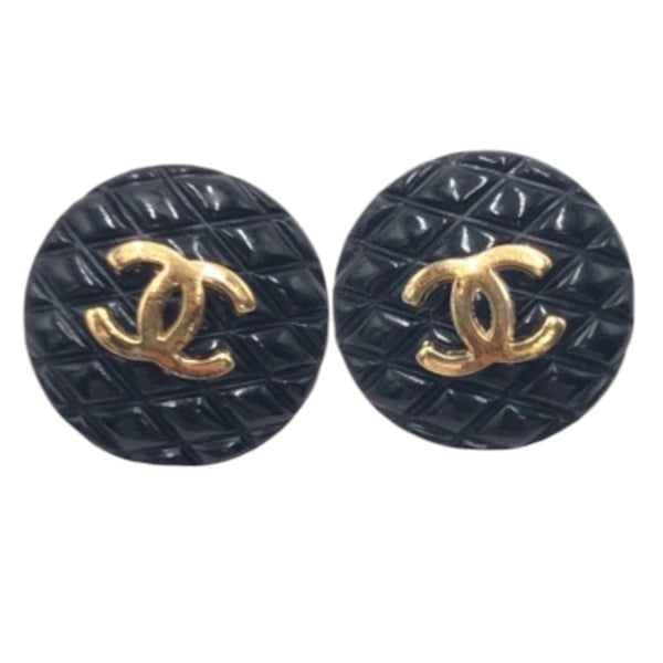 Chanel Gold Leather Coco Mark