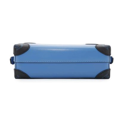 Mcm Blue Leather Shoulder