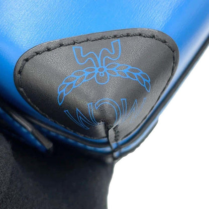 Mcm Blue Leather Shoulder
