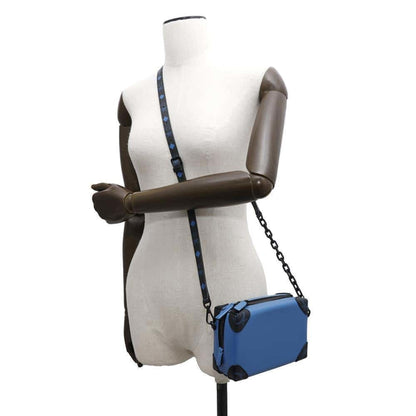 Mcm Blue Leather Shoulder