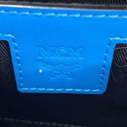 Mcm Blue Leather Shoulder