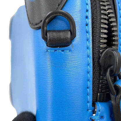 Mcm Blue Leather Shoulder