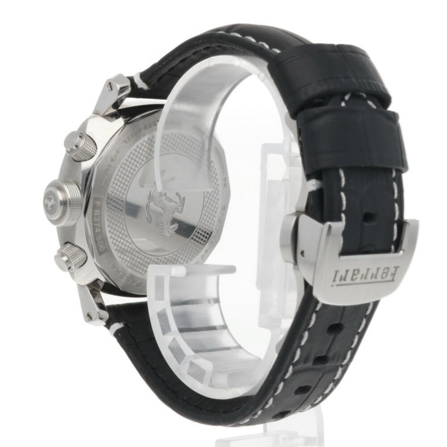 Panerai Black Leather Watch