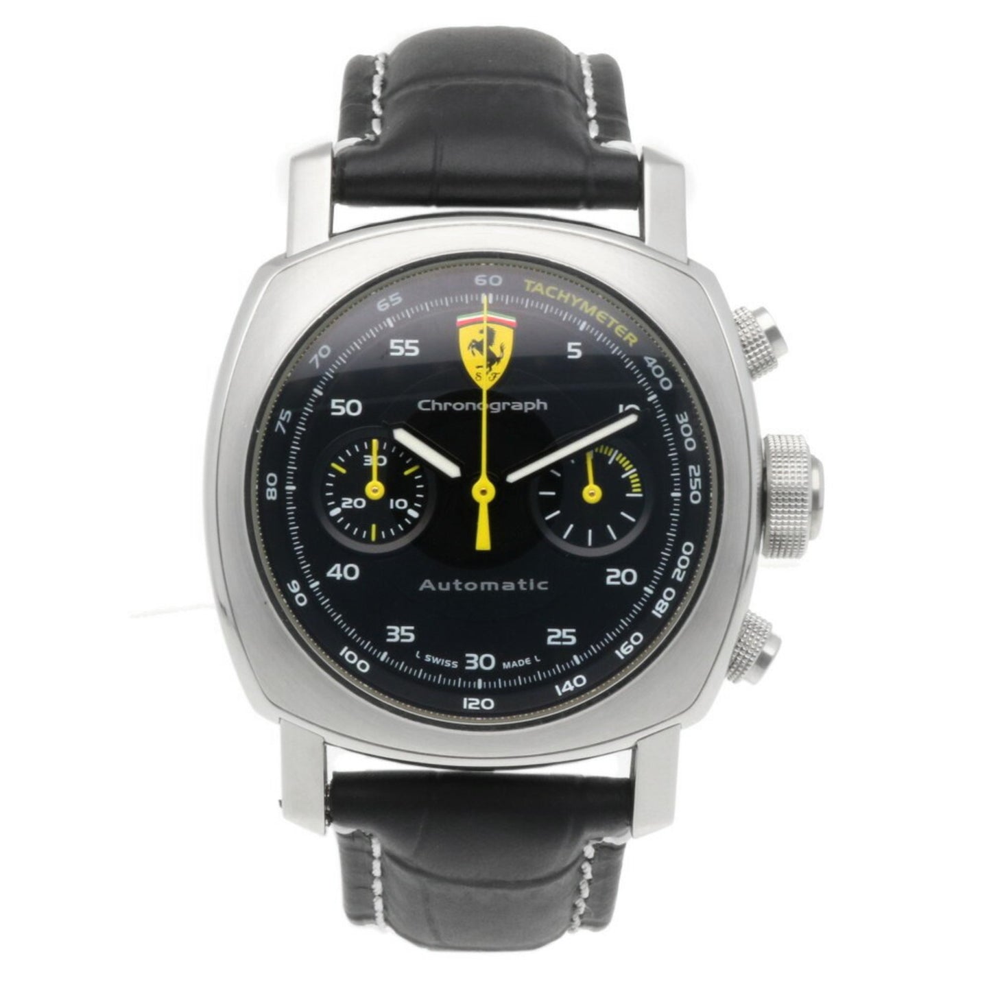 Panerai Black Leather Watch
