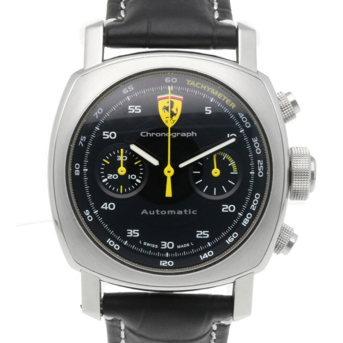 Panerai Black Leather Watch