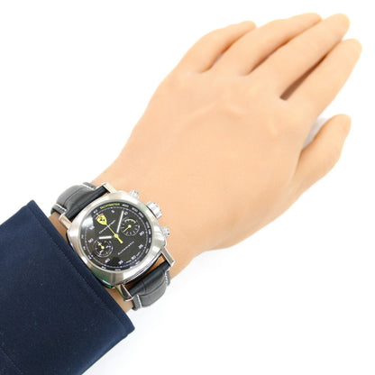 Panerai Black Leather Watch