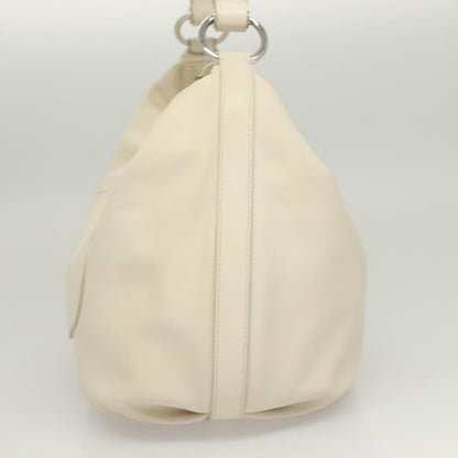 Prada White Leather Shoulder