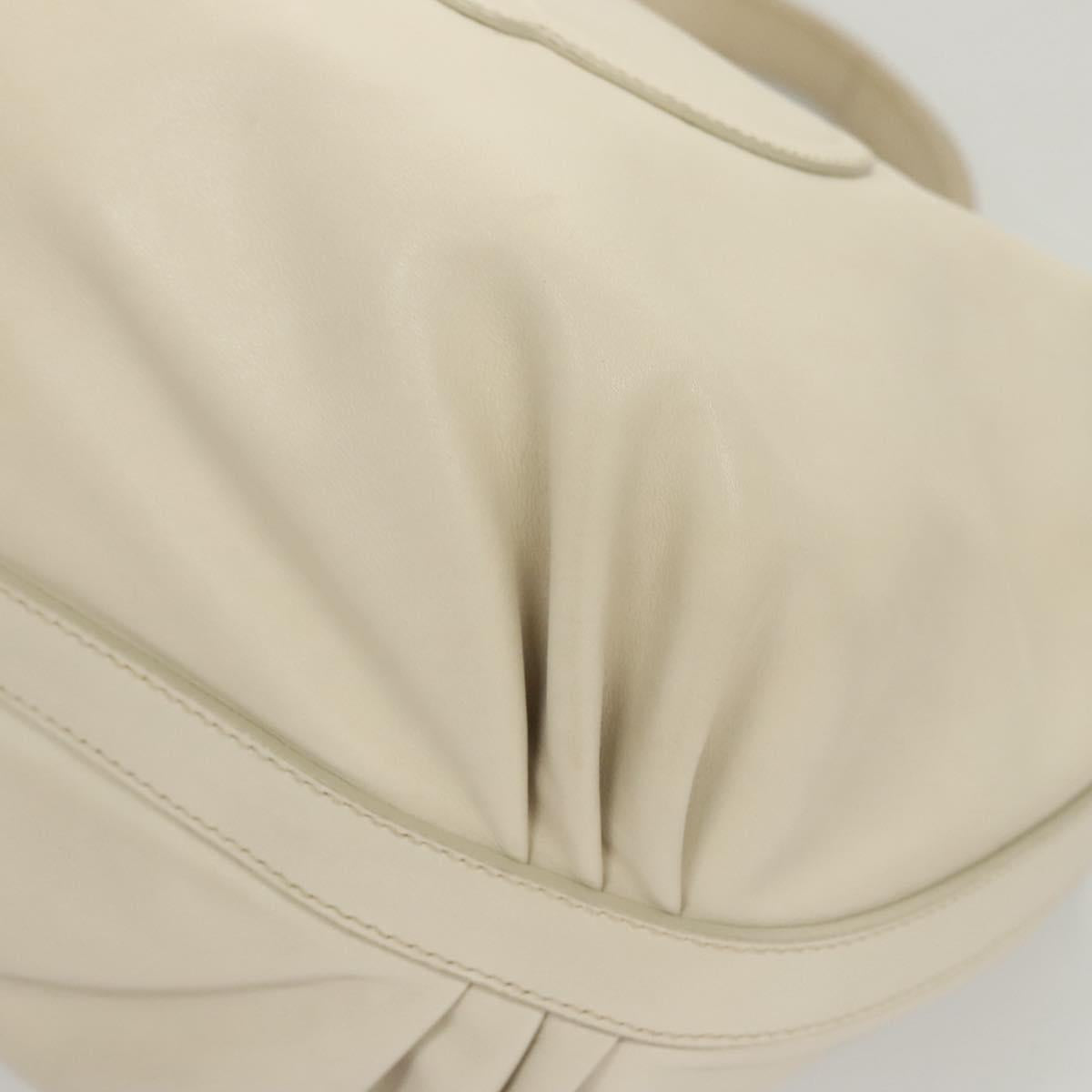 Prada White Leather Shoulder