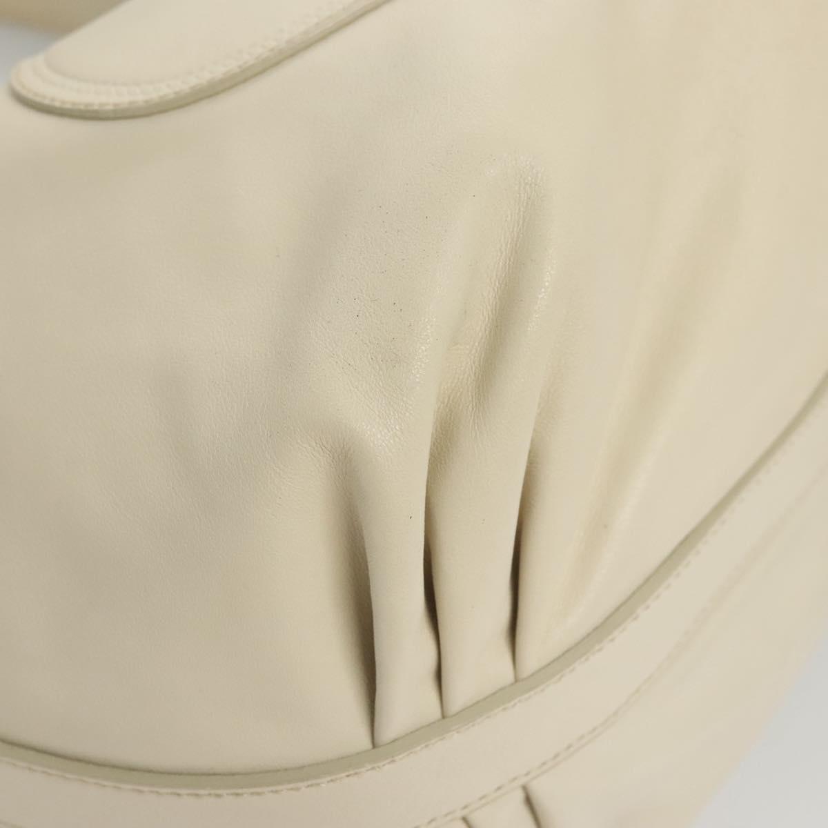 Prada White Leather Shoulder