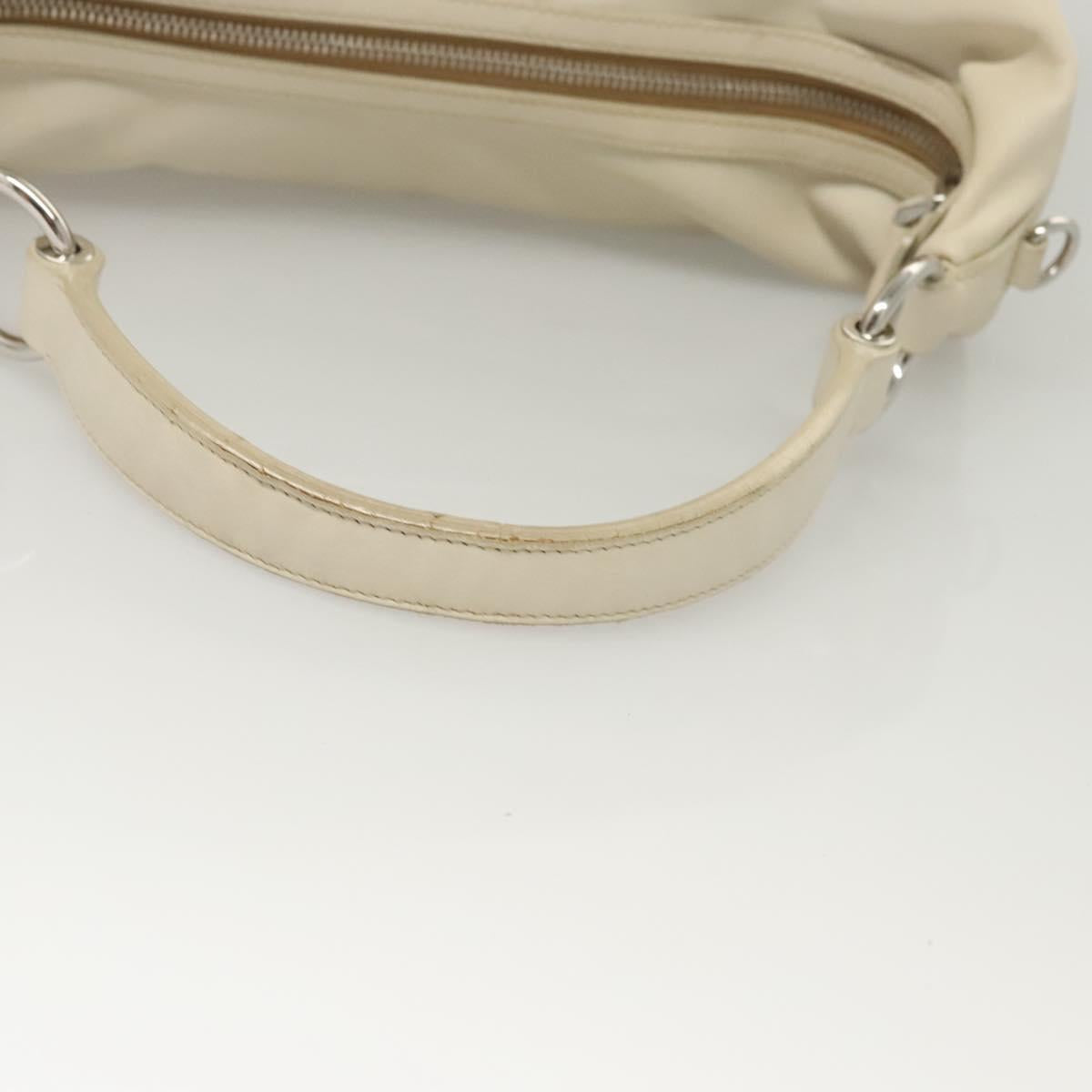 Prada White Leather Shoulder