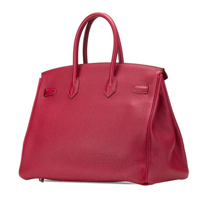 Hermès Red Leather Birkin 35