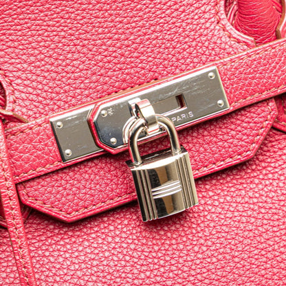 Hermès Red Leather Birkin 35