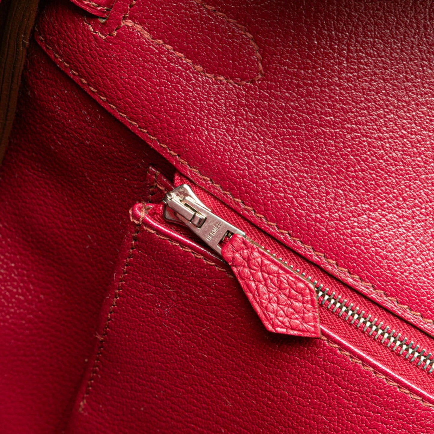 Hermès Red Leather Birkin 35