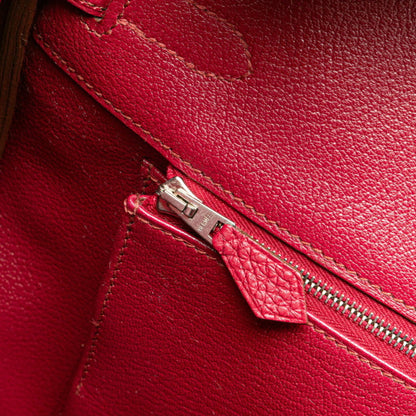 Hermès Red Leather Birkin 35