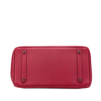 Hermès Red Leather Birkin 35