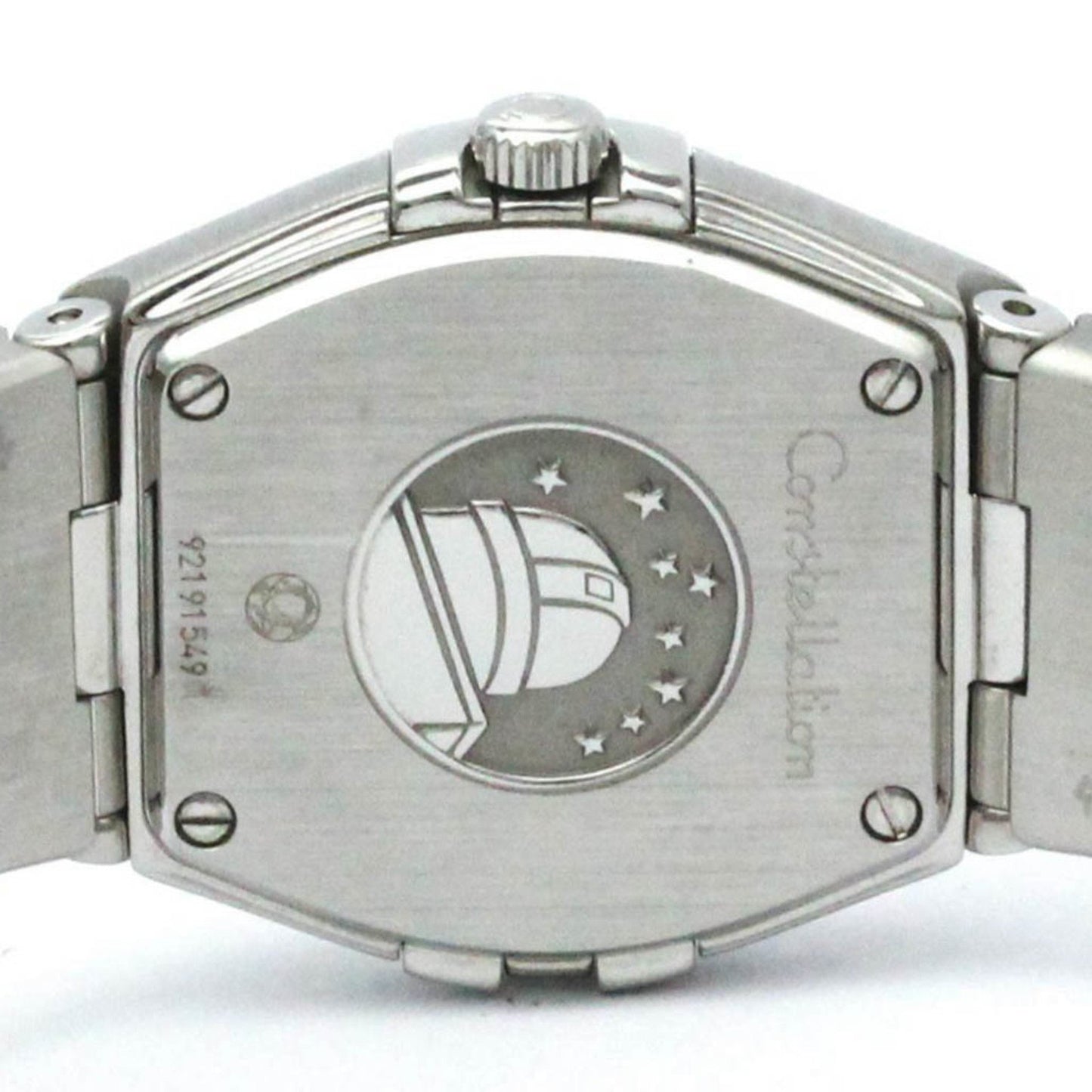Omega White Steel Constellation