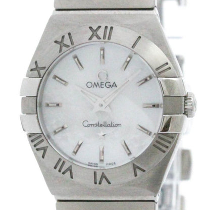 Omega White Steel Constellation