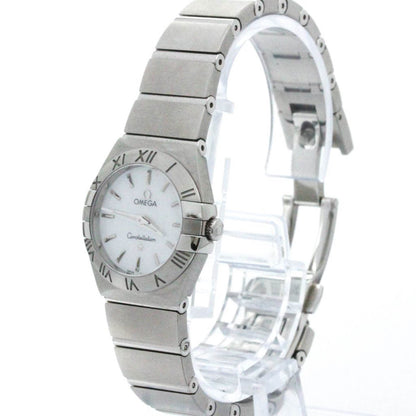 Omega White Steel Constellation