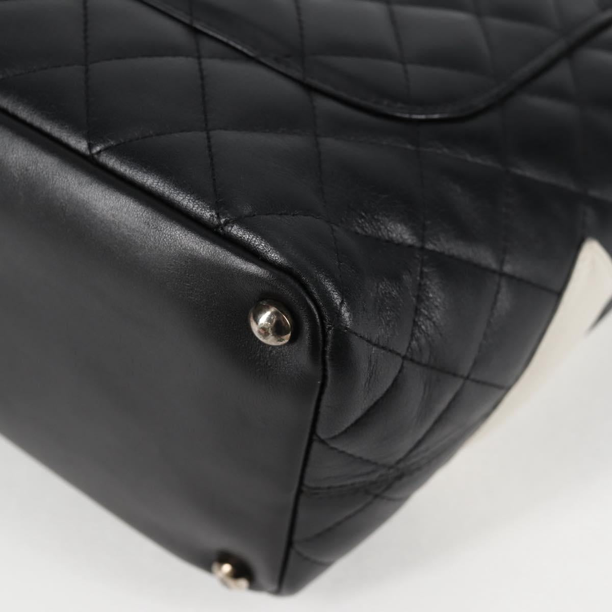 Chanel Black Leather Cambon