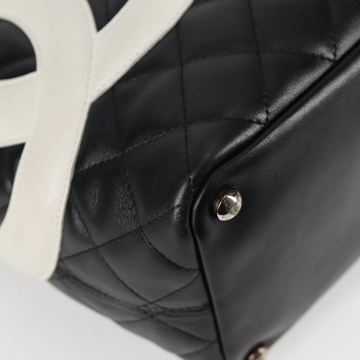 Chanel Black Leather Cambon