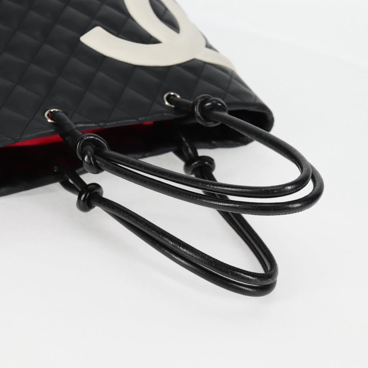 Chanel Black Leather Cambon