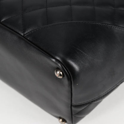Chanel Black Leather Cambon