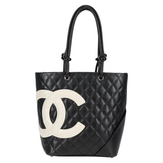 Chanel Black Leather Cambon