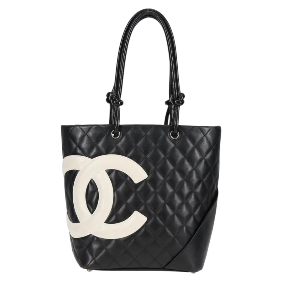 Chanel Black Leather Cambon