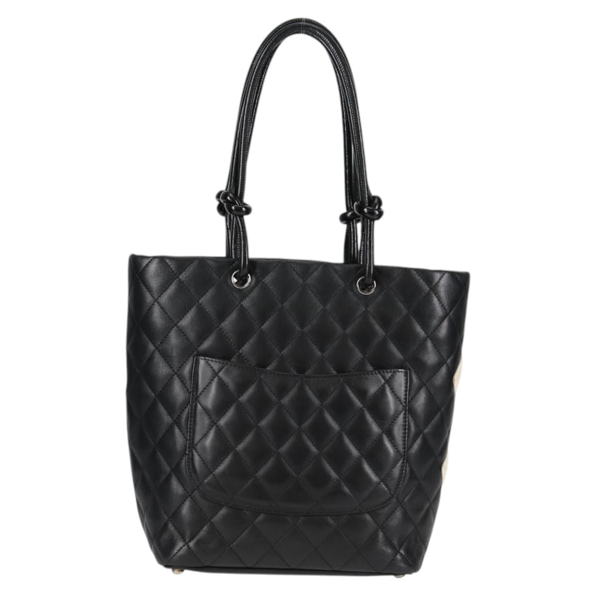 Chanel Black Leather Cambon