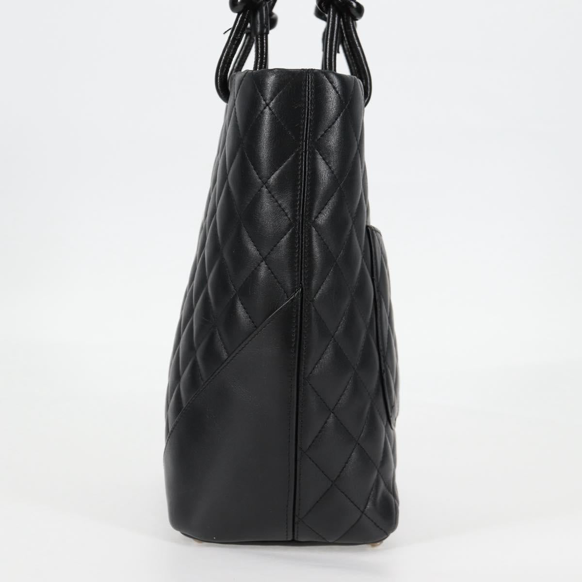 Chanel Black Leather Cambon
