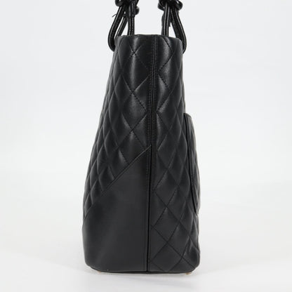 Chanel Black Leather Cambon