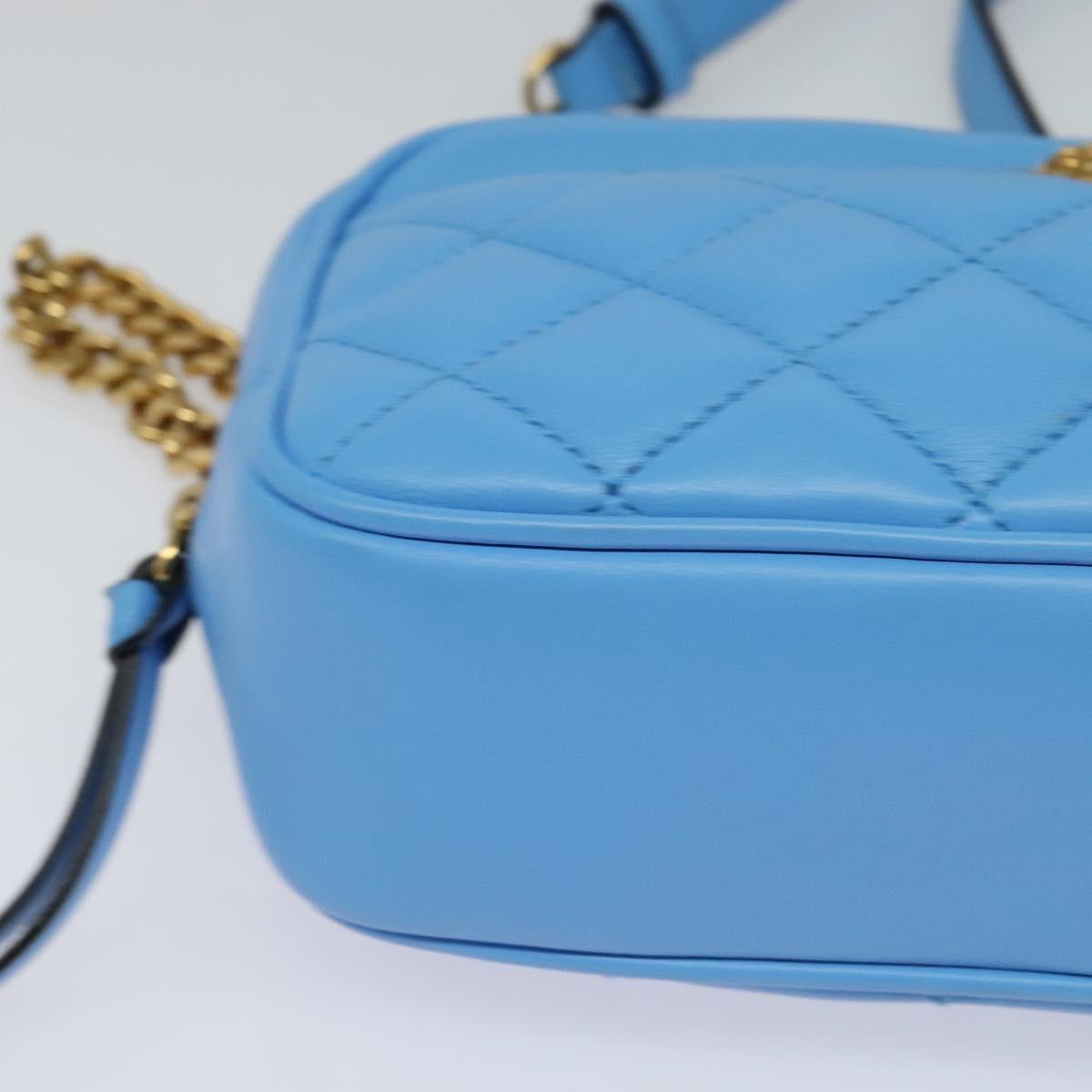 Versace Blue Leather Medusa