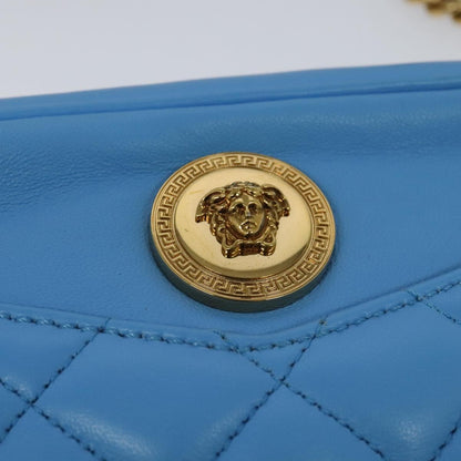 Versace Blue Leather Medusa