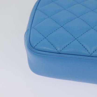 Versace Blue Leather Medusa