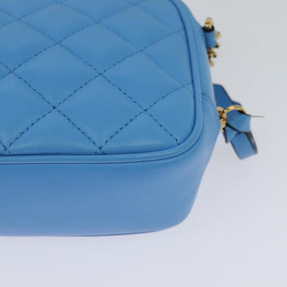 Versace Blue Leather Medusa