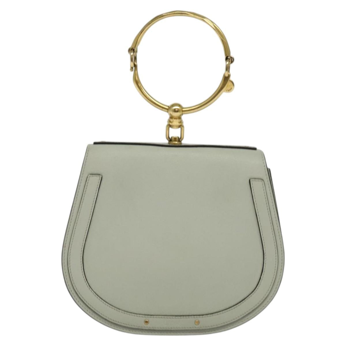 Chloé Gray Leather Nile