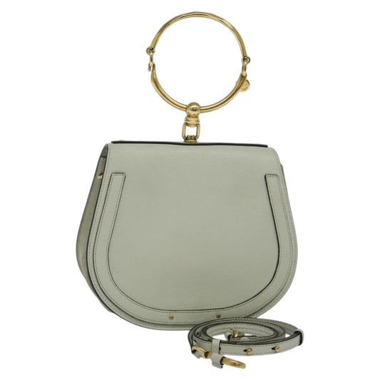 Chloé Gray Leather Nile