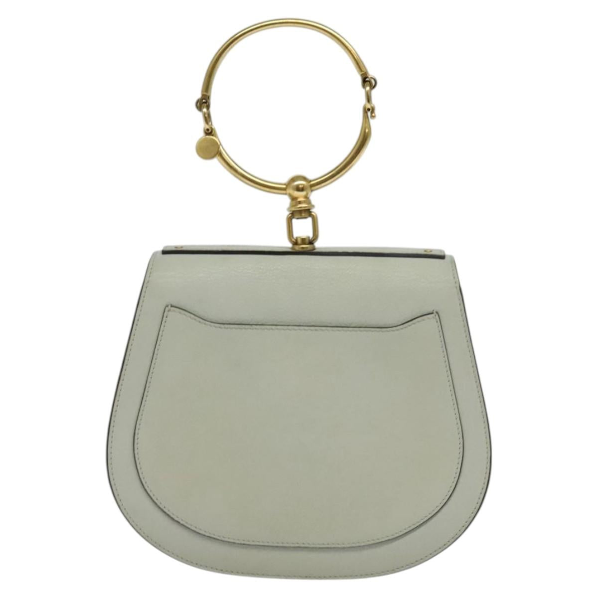 Chloé Gray Leather Nile