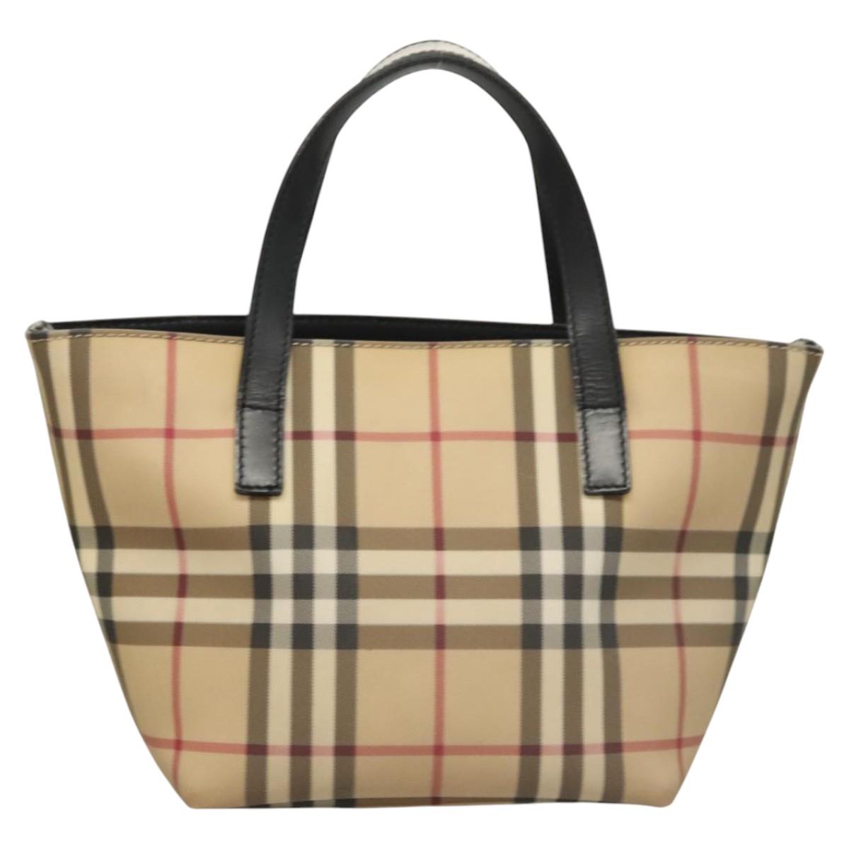 Burberry Brown Canvas Nova Check