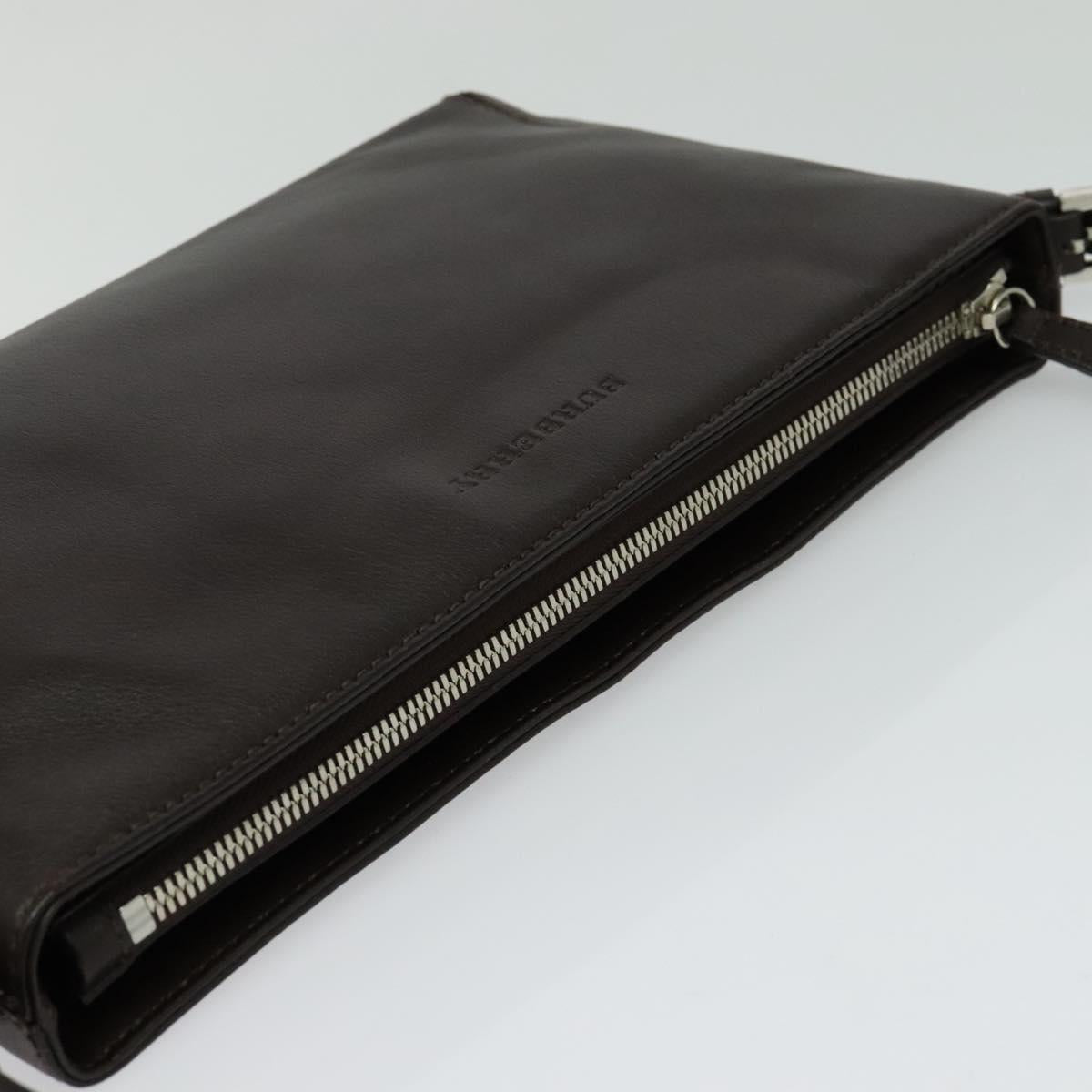 Burberry Brown Leather Shoulder