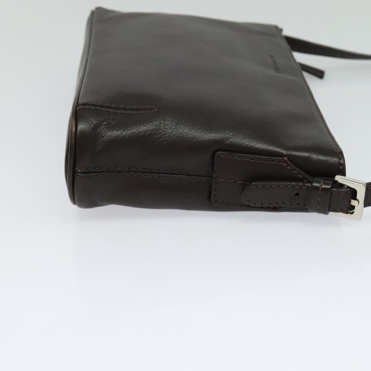 Burberry Brown Leather Shoulder