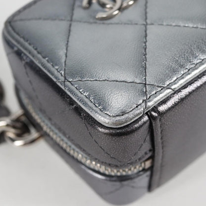 Chanel Silver Leather Shoulder