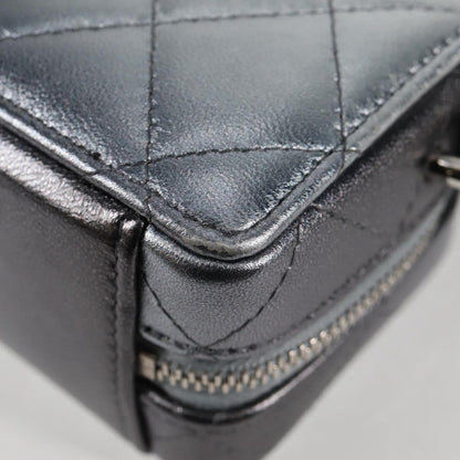 Chanel Silver Leather Shoulder
