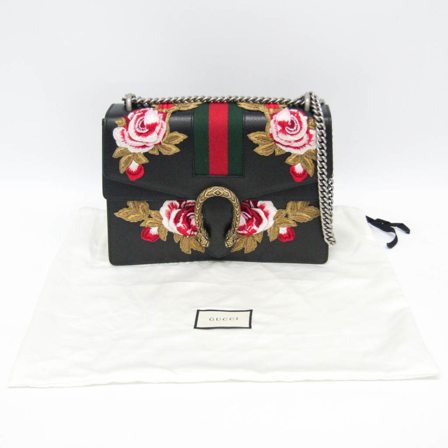 Gucci Black Leather Dionysus