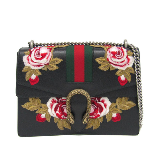 Gucci Black Leather Dionysus